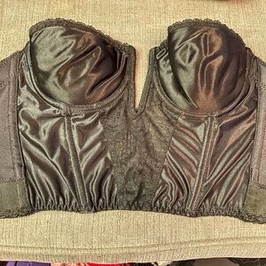 Vintage Smoothie BackLess Brand Strapless Cropped Bustier Corset Top